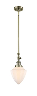 Franklin Restoration One Light Mini Pendant in Antique Brass (405|206-AB-G661-7)