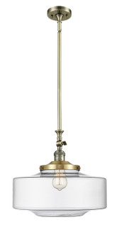 Franklin Restoration One Light Mini Pendant in Antique Brass (405|206-AB-G692-16)
