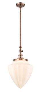 Franklin Restoration LED Mini Pendant in Antique Copper (405|206-AC-G661-12-LED)