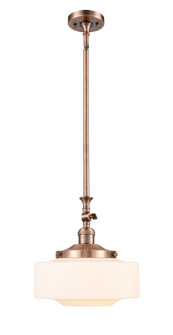 Franklin Restoration One Light Mini Pendant in Antique Copper (405|206-AC-G691-12)