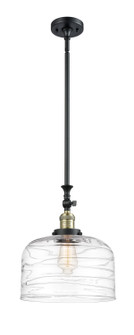Franklin Restoration One Light Mini Pendant in Black Antique Brass (405|206-BAB-G713-L)