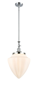 Franklin Restoration One Light Mini Pendant in Polished Chrome (405|206-PC-G661-12)