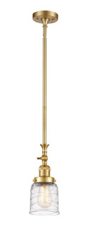 Franklin Restoration One Light Mini Pendant in Satin Gold (405|206-SG-G513)