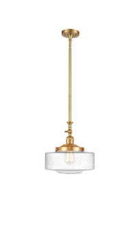 Franklin Restoration One Light Mini Pendant in Satin Gold (405|206-SG-G694-12)