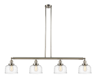 Franklin Restoration Four Light Island Pendant in Polished Nickel (405|214-PN-G713)