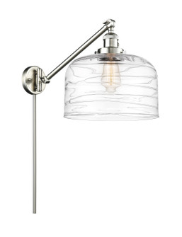 Franklin Restoration One Light Swing Arm Lamp in Brushed Satin Nickel (405|237-SN-G713-L)