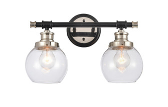 Saybrook LED Bath Vanity in Black Polished Nickel (405|340-2W-BPN-G3402-6-LED)