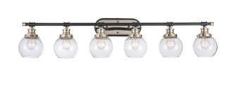 Saybrook LED Bath Vanity in Black Polished Nickel (405|340-6W-BPN-G3402-6-LED)