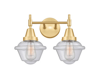 Caden LED Bath Vanity in Satin Gold (405|447-2W-SG-G534-LED)