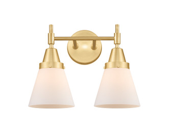 Caden LED Bath Vanity in Satin Gold (405|447-2W-SG-G61-LED)