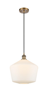 Ballston LED Mini Pendant in Brushed Brass (405|516-1P-BB-G651-12-LED)