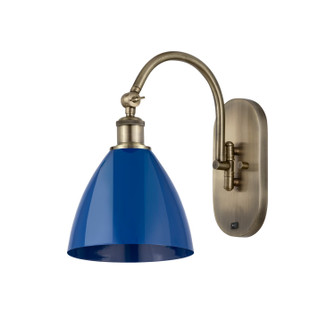 Ballston One Light Wall Sconce in Antique Brass (405|518-1W-AB-MBD-75-BL)