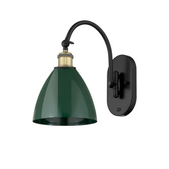 Ballston One Light Wall Sconce in Black Antique Brass (405|518-1W-BAB-MBD-75-GR)