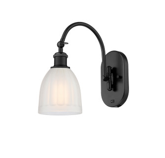 Ballston One Light Wall Sconce in Matte Black (405|518-1W-BK-G441)