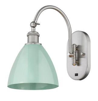 Ballston One Light Wall Sconce in Brushed Satin Nickel (405|518-1W-SN-MBD-75-SF)