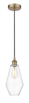 Edison One Light Mini Pendant in Antique Brass (405|616-1P-AB-G652-7)