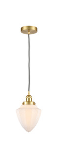 Edison One Light Mini Pendant in Satin Gold (405|616-1PH-SG-G661-7)