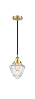 Edison LED Mini Pendant in Satin Gold (405|616-1PH-SG-G664-7-LED)