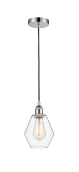 Edison One Light Mini Pendant in Polished Chrome (405|616-1P-PC-G652-6)