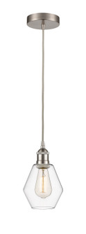 Edison LED Mini Pendant in Brushed Satin Nickel (405|616-1P-SN-G652-6-LED)