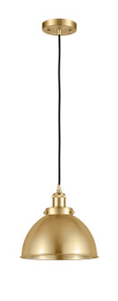 Ballston Urban LED Mini Pendant in Satin Gold (405|916-1P-SG-MFD-10-SG-LED)