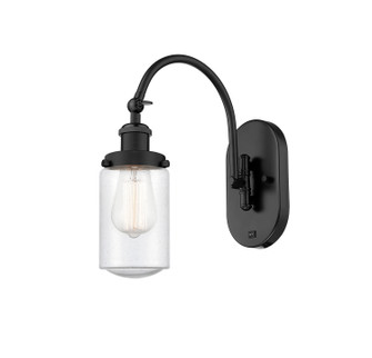 Franklin Restoration LED Wall Sconce in Matte Black (405|918-1W-BK-G314-LED)