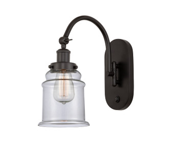 Franklin Restoration One Light Wall Sconce in Oil Rubbed Bronze (405|918-1W-OB-G182) Franklin Restoration One Light Wall Sconce in Oil Rubbed Bronze (405|918-1W-OB-G182)