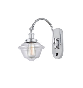 Franklin Restoration One Light Wall Sconce in Polished Chrome (405|918-1W-PC-G532)