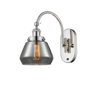 Franklin Restoration One Light Wall Sconce in Polished Nickel (405|918-1W-PN-G173)