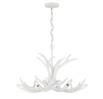 Daniels Six Light Chandelier in Matte White (51|1-1761-6-80)