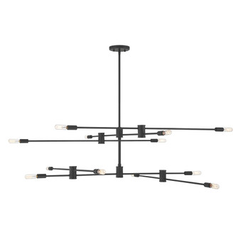 Lyrique 12 Light Chandelier in Matte Black (51|1-7001-12-89) Lyrique 12 Light Chandelier in Matte Black (51|1-7001-12-89)