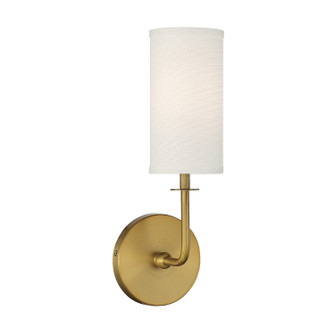 Powell One Light Wall Sconce in Warm Brass (51|9-1755-1-322)