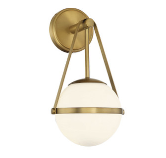 Polson One Light Wall Sconce in Warm Brass (51|9-1911-1-322)