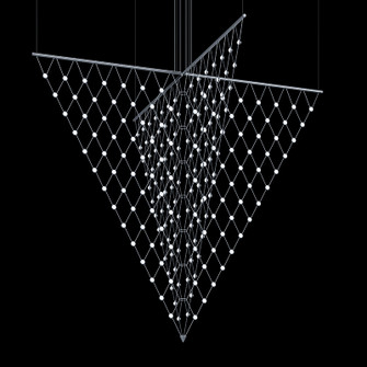 Constellation LED Pendant in Bright Satin Aluminum (69|1885.16C)