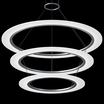 Arctic Rings LED Pendant in Bright Satin Aluminum (69|2076.16)