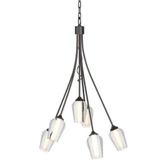 Flora Six Light Chandelier in Oil Rubbed Bronze (39|103043-SKT-14-ZS0354)