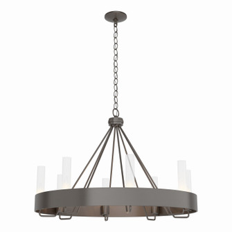 Banded Eight Light Chandelier in Oil Rubbed Bronze (39|105040-SKT-14-ZM0611)