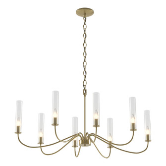 Grace Grace 8-Arm Chandelier in Modern Brass (39|105050-SKT-86-BR-ZM0611)
