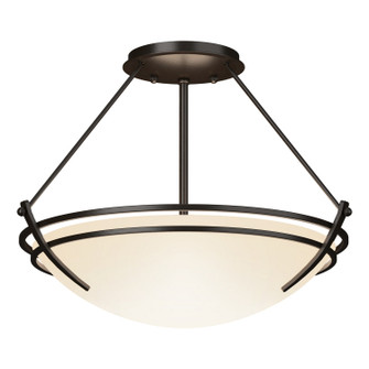 Tryne Two Light Semi-Flush Mount in Oil Rubbed Bronze (39|124422-SKT-14-GG0047)