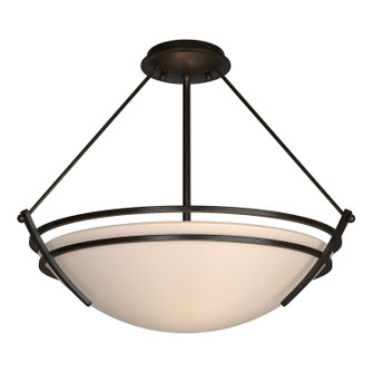 Tryne Three Light Semi Flush Mount in Oil Rubbed Bronze (39|124432-SKT-14-SS0020)