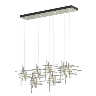 Tura Tura 7-Light Seeded Glass Pendant in Sterling (39|131095-SKT-STND-85-II0728)