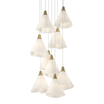 Mobius Mobius 9-Light Pendant in Modern Brass (39|131102-SKT-LONG-86-SH1987)