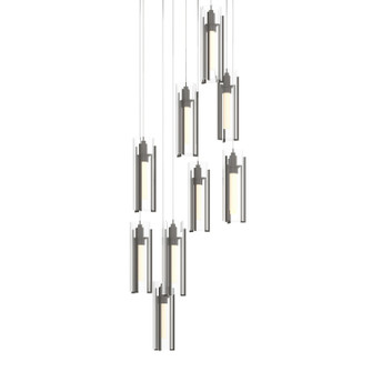 Exos Glass LED Pendant in Dark Smoke (39|131104-SKT-LONG-07-ZM0065)