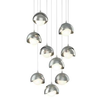Brooklyn Brooklyn 9-Light Double Shade Pendant in Vintage Platinum (39|131105-SKT-LONG-82-85-GG0711)