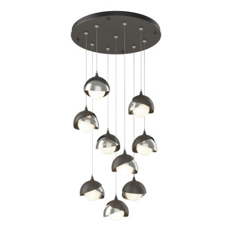 Brooklyn Brooklyn 9-Light Double Shade Pendant in Dark Smoke (39|131105-SKT-STND-07-85-GG0711)