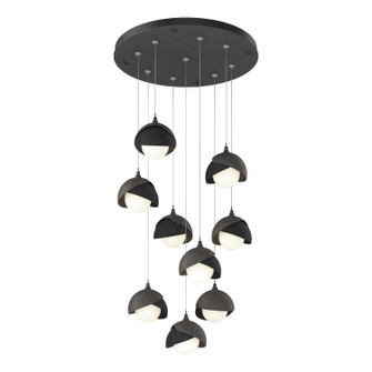 Brooklyn Brooklyn 9-Light Double Shade Pendant in Natural Iron (39|131105-SKT-STND-20-10-GG0711)