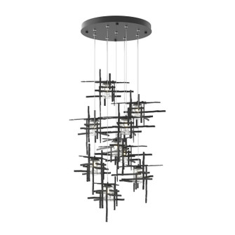Tura Tura 9-Light Seeded Glass Pendant in Black (39|131107-SKT-STND-10-II0728)