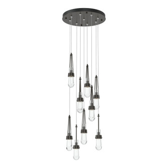 Link Link 9-Light Clear Glass Pendant in Oil Rubbed Bronze (39|131108-SKT-STND-14-ZM0434)