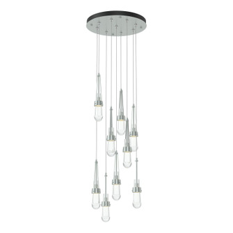 Link Link 9-Light Clear Glass Pendant in Vintage Platinum (39|131108-SKT-STND-82-ZM0434)