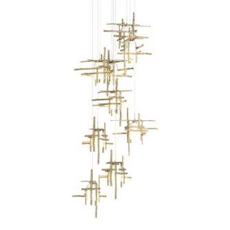 Tura LED Pendant in Soft Gold (39|131109-SKT-LONG-84-YC0305)